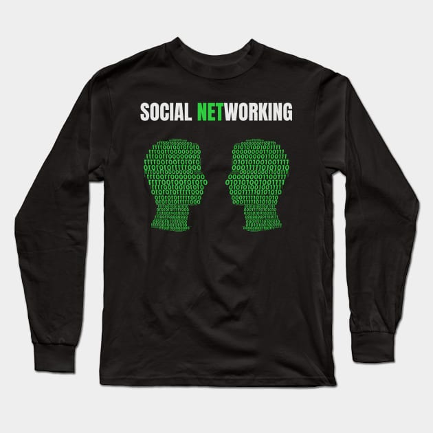 Funny Networking Data Nerd Computer Geek Programmer Long Sleeve T-Shirt by Mind Your Tee